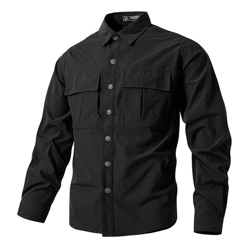 Camisa Tática de Manga Comprida e Secagem Rápida