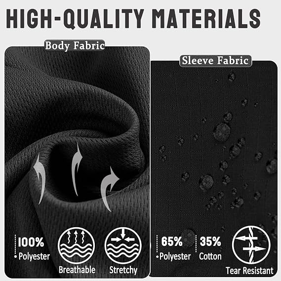 Camisola Tática de Combate Outdoor com Bolsos nas Mangas