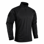Camisola Tática de Combate Outdoor com Bolsos nas Mangas